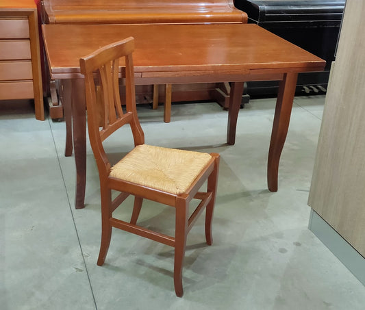 Set/tavolo Cm130/210x85x75h + 6/sedie