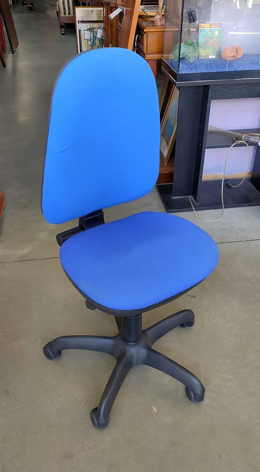 Sedia Girevole Blu