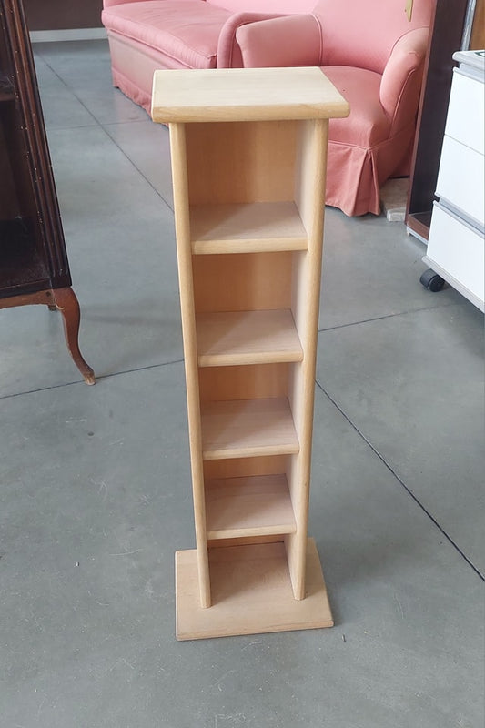 Colonnina Portacd Legno Cm24x18x77,5
