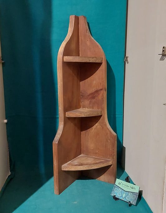 Mensolina Angolare Legno Cm16,5x17x60,5h