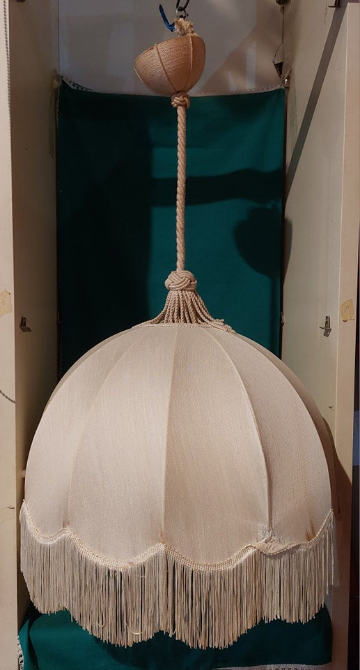 Lampadario* Cupola Con Frange 1/l