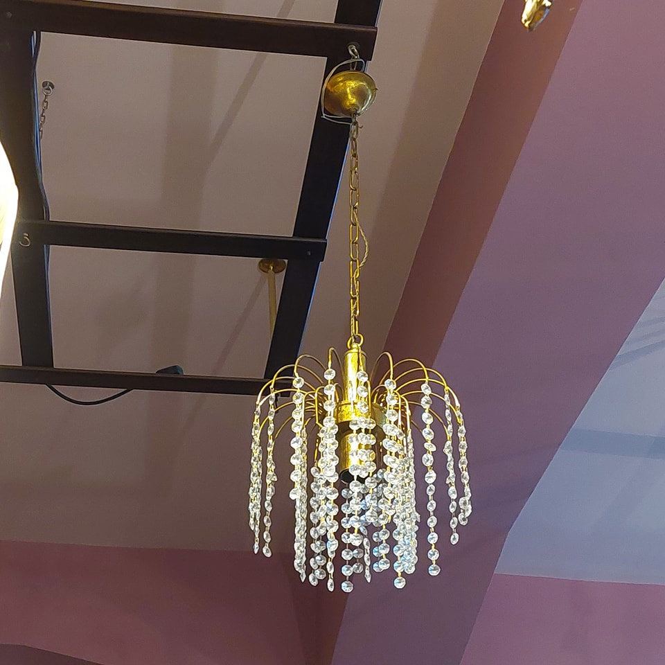 Lampadarietto Ottone/brindoli Anni '50 1/l