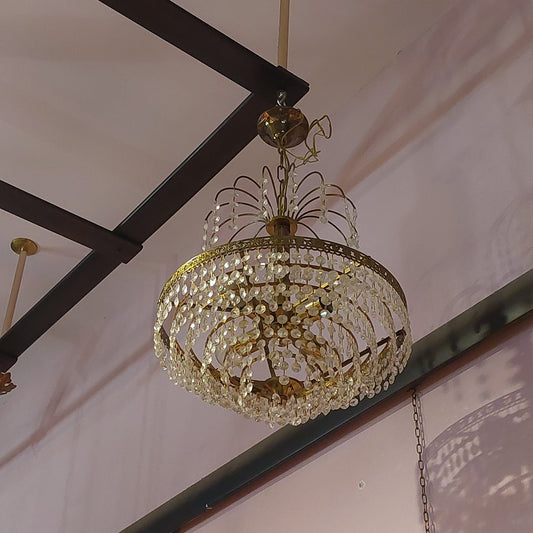 Lampadario Ottone/brindoli Anni '50 4/l