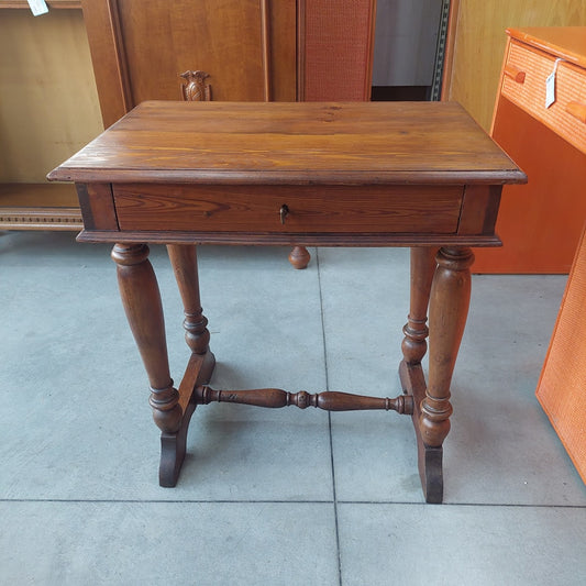 Tavolino Da Lavoro Legno Primi '900 1/c Cm71x50x73h