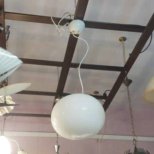 Lampadario A Sospensione Vetro Di Murano Anni '60