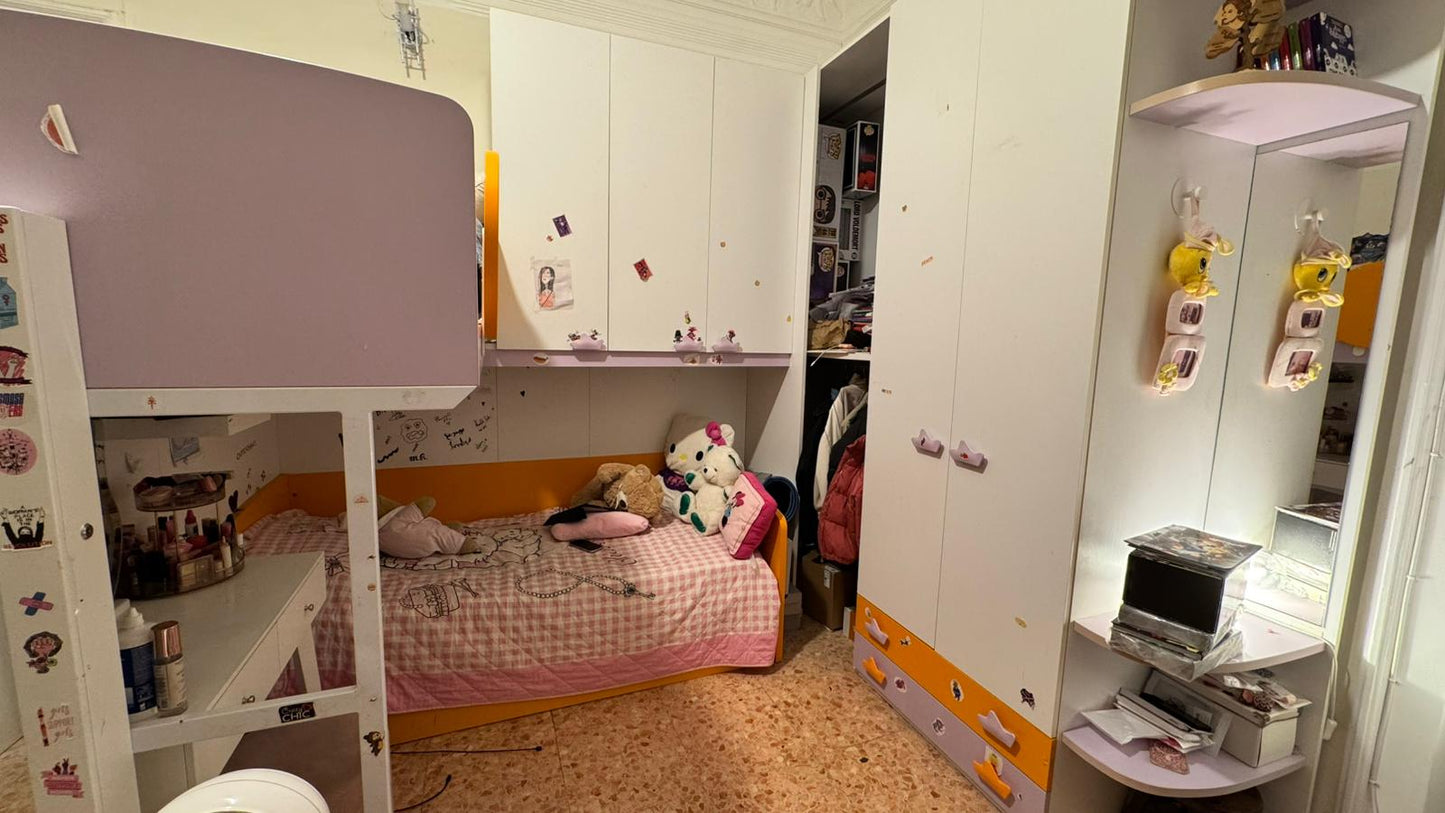 Cameretta Per Bambini 2 Letti Con Scrivania