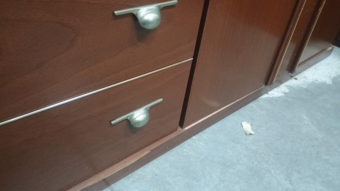 Armadio * Noce Anni 60 10/a 3/c Cm282x60x259h