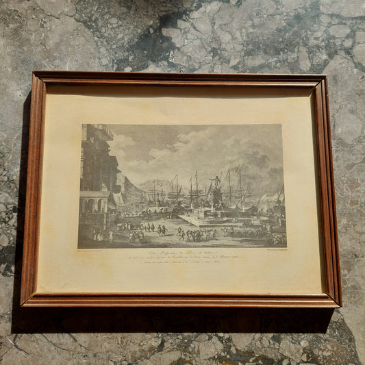 Quadro Stampa Messina Antica Cm34x26