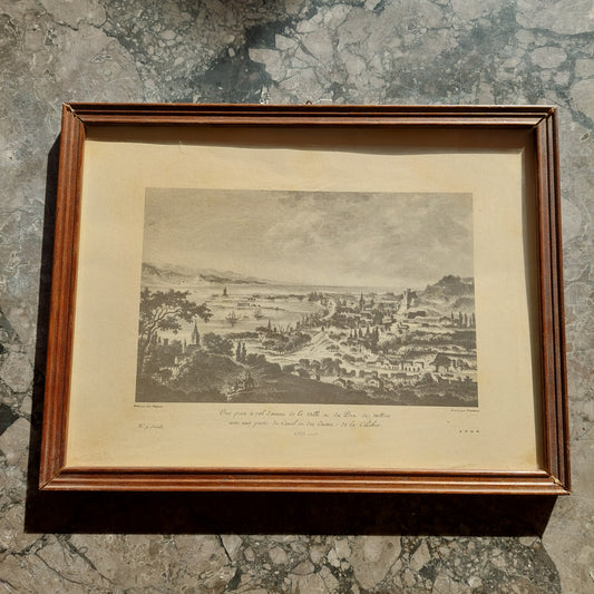 Quadro Stampa Messina Antica Cm34x26