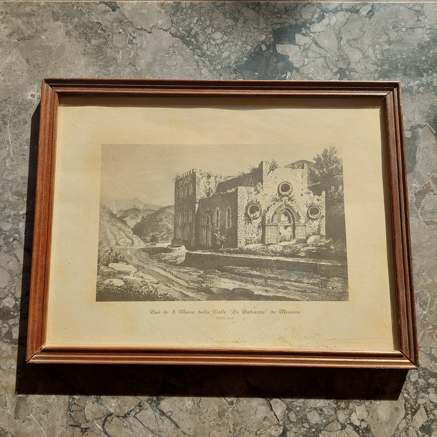 Quadro Stampa Messina Antica Cm34x26