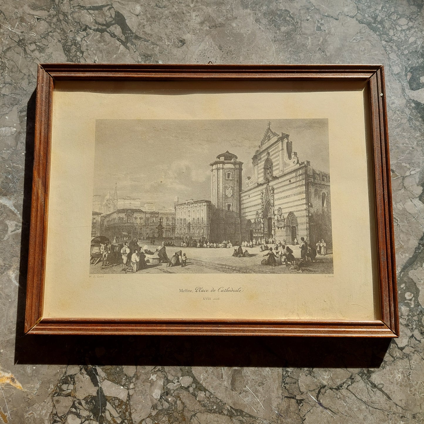 Quadro Stampa Messina Antica Cm34x26