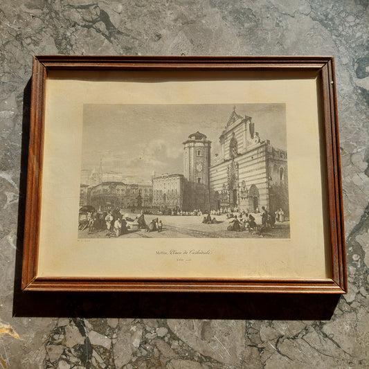 Quadro Stampa Messina Antica Cm34x26
