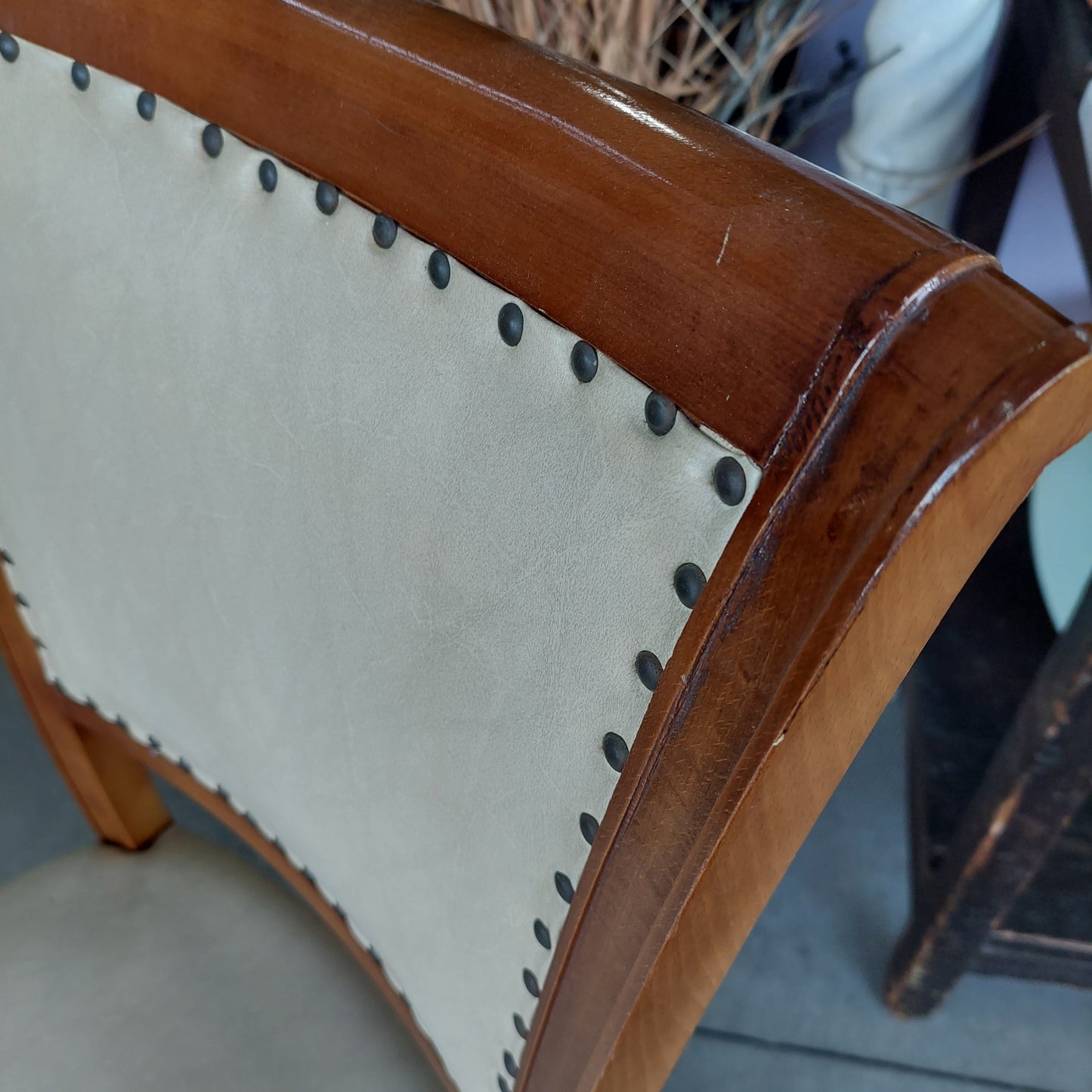 Sedia Legno/sky Panna