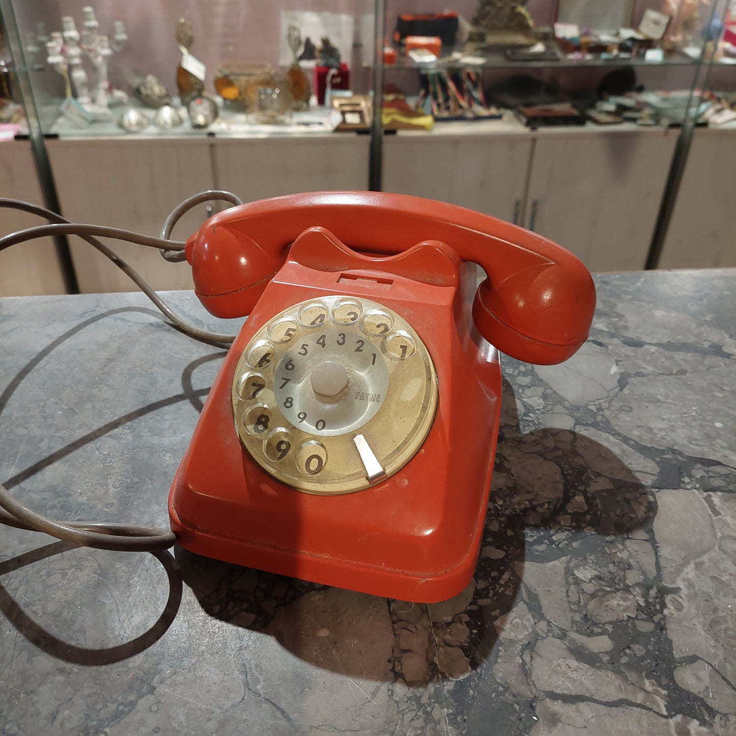 Telefono A Disco Sip Vintage Arancione *