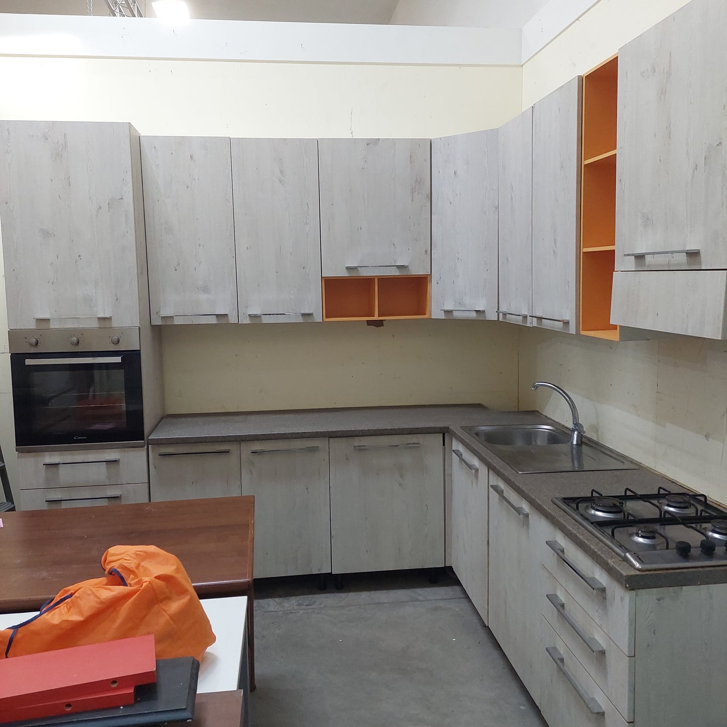 Cucina Angolare Cm212+60 Colonna Forno + 241