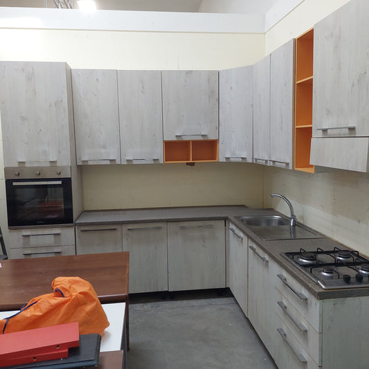 Cucina Angolare Cm212+60 Colonna Forno + 241