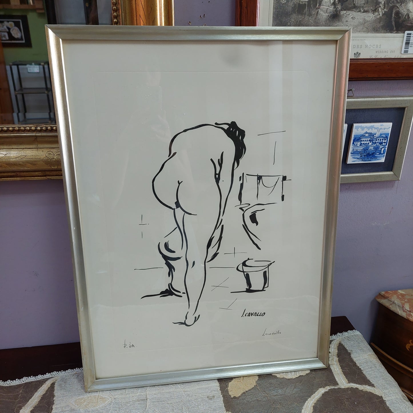 Quadro Nudo Di Donna Firmato I.cavallo