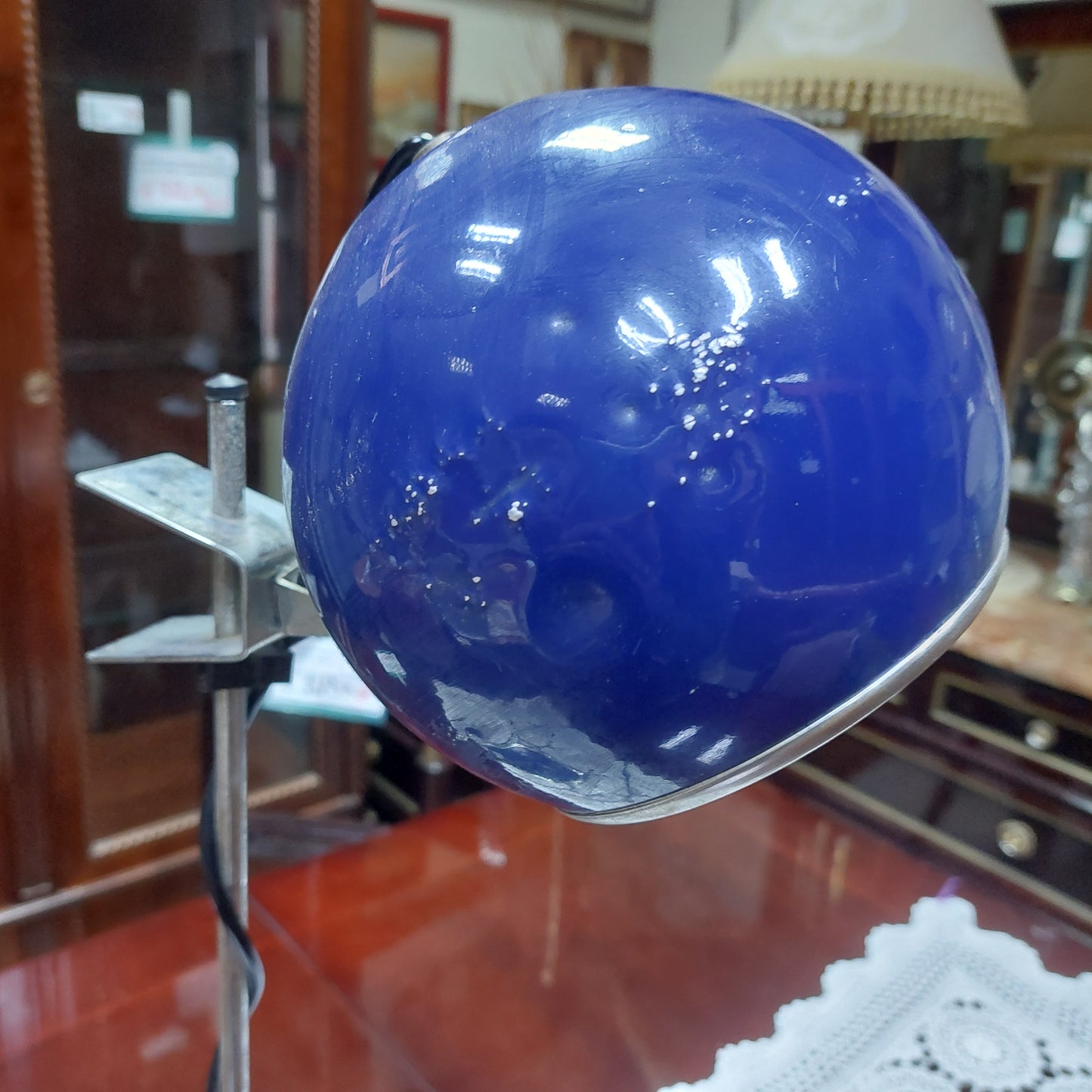 Lampada* Blu Space Age "eye Ball" St. Goffredo Reggiani