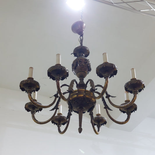 Lampadario Ottone 8/luci