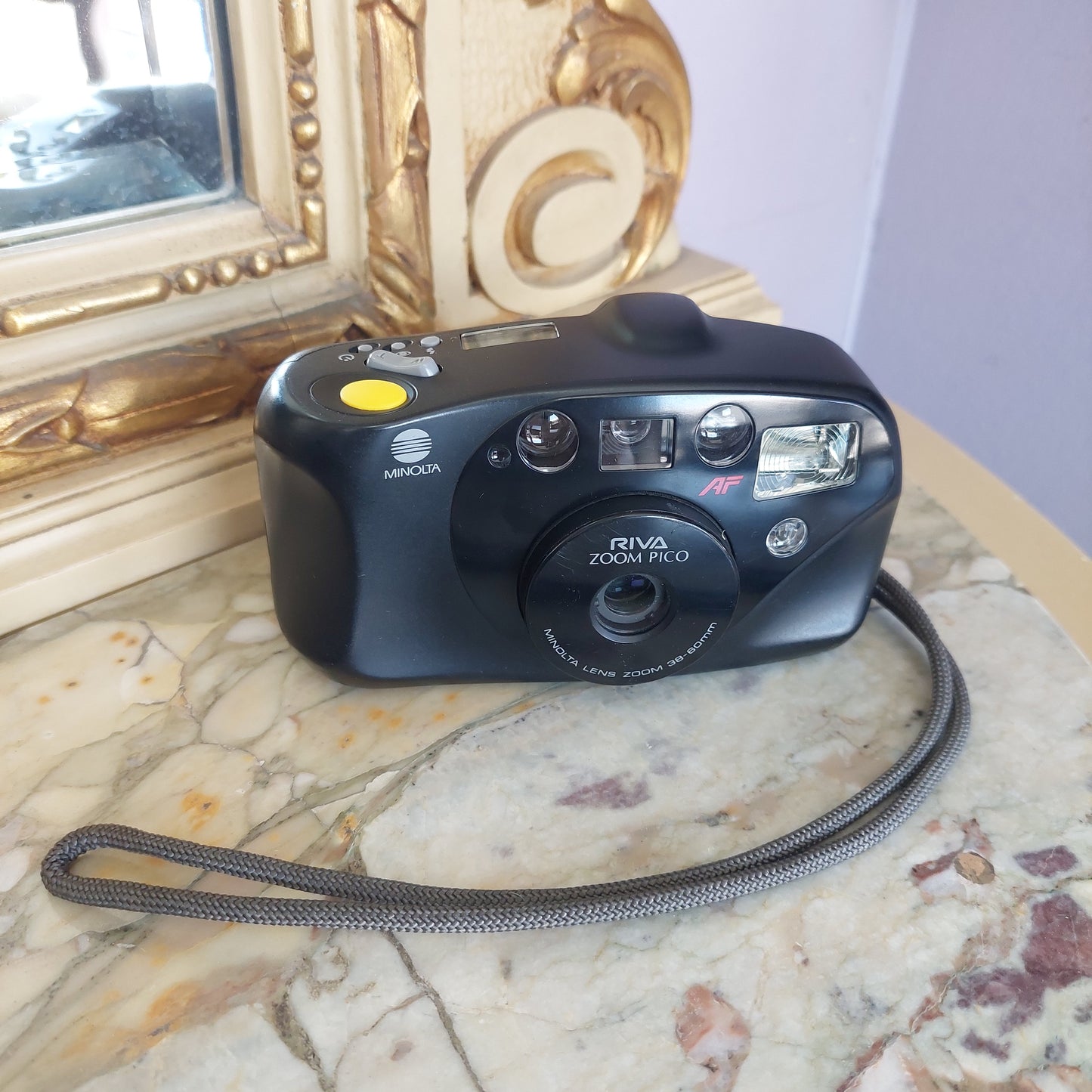 Minolta Riva Zoom Pico Af 38-80 Mm Macchina Fotografica Vintage