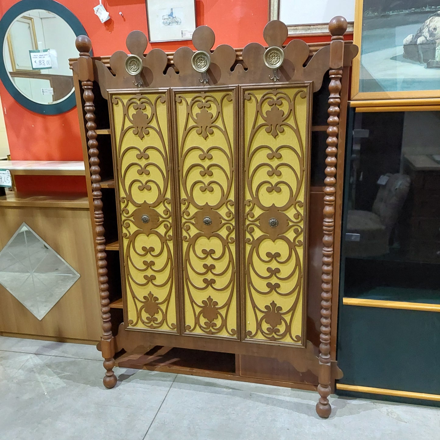 Entratina Legno Appendiabiti Cm125x172