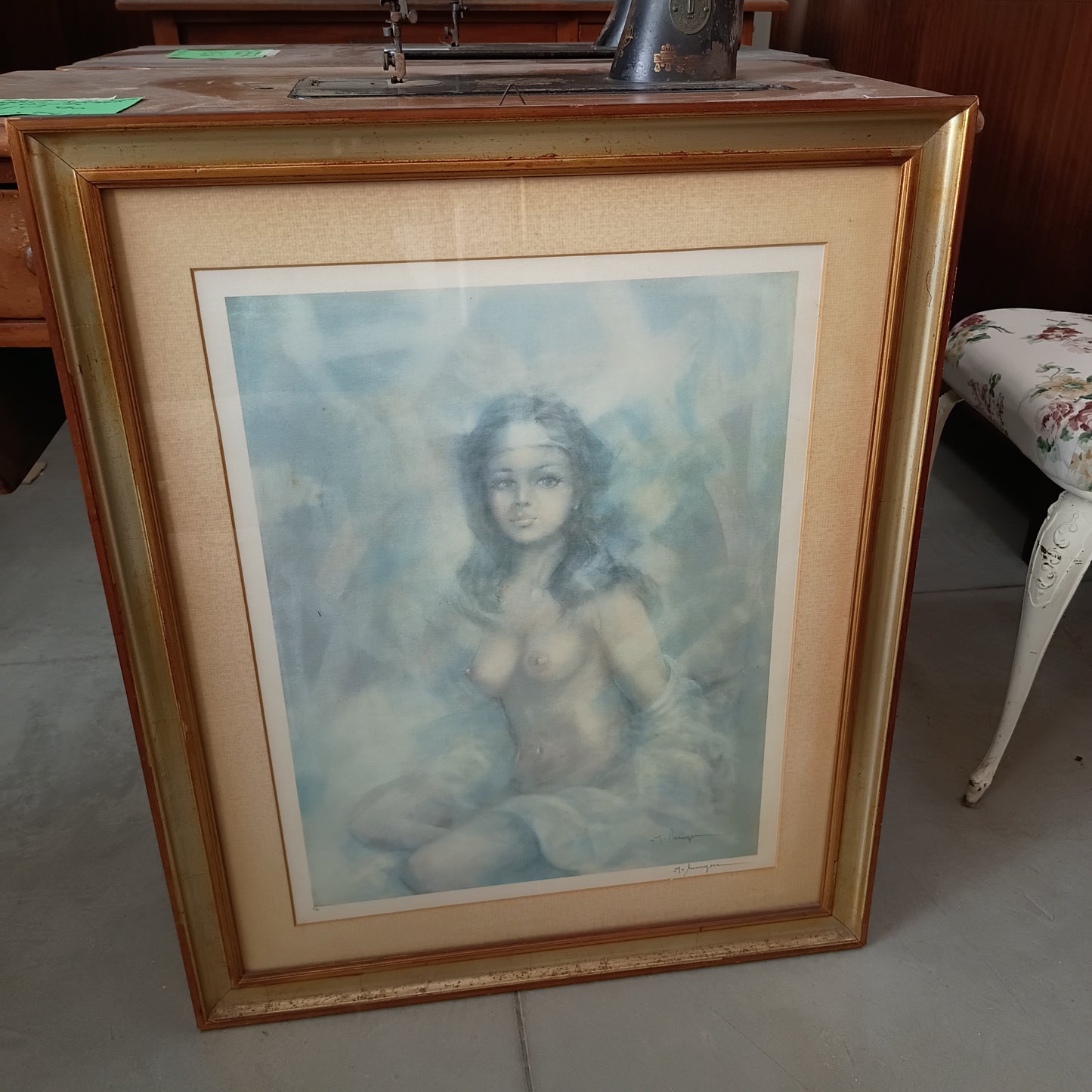 Q/ Stampa Nudo Di Donna Cm62x74