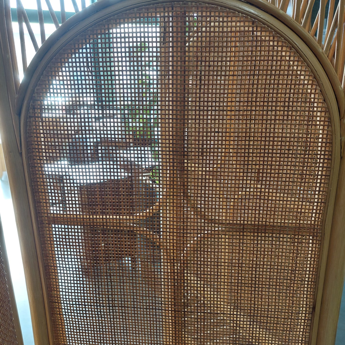Separe' Vimini/bambu' 4/ante Anni '60 Cm180x169h