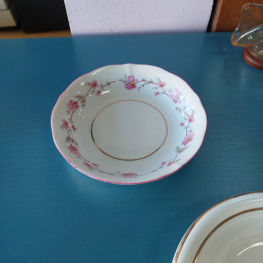 Ciotolina Porcellana T.limoges Peint A La Main