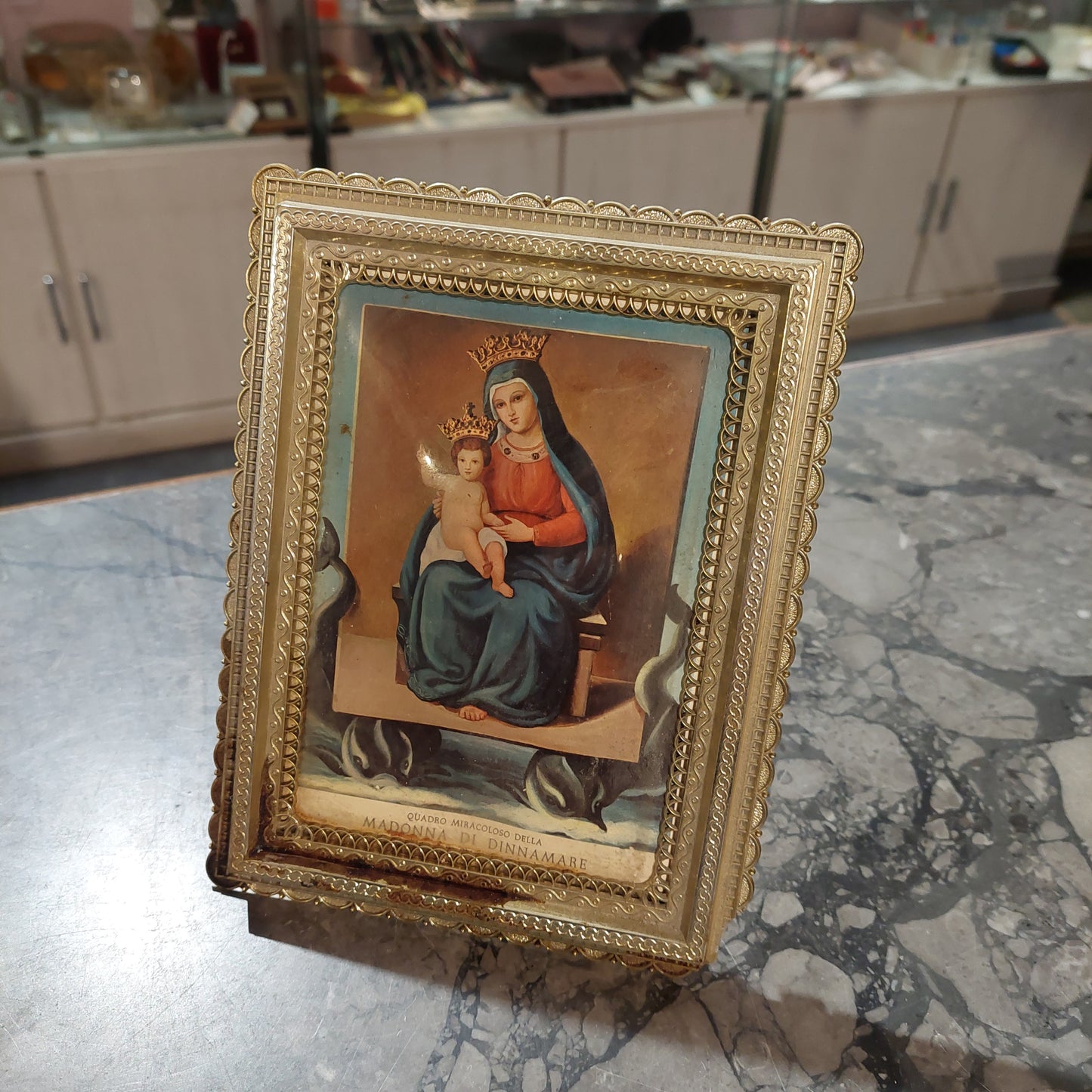 Portafoto* Madonna Di Dinnammare Cm14,5x19