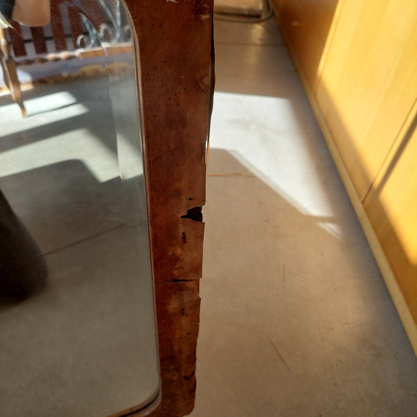 Specchio* Legno St.deco' Anni '40 Cm114x70