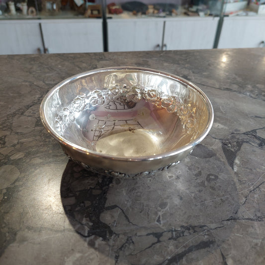 Ciotolina Silverplated* Decoro Foglie D14,5
