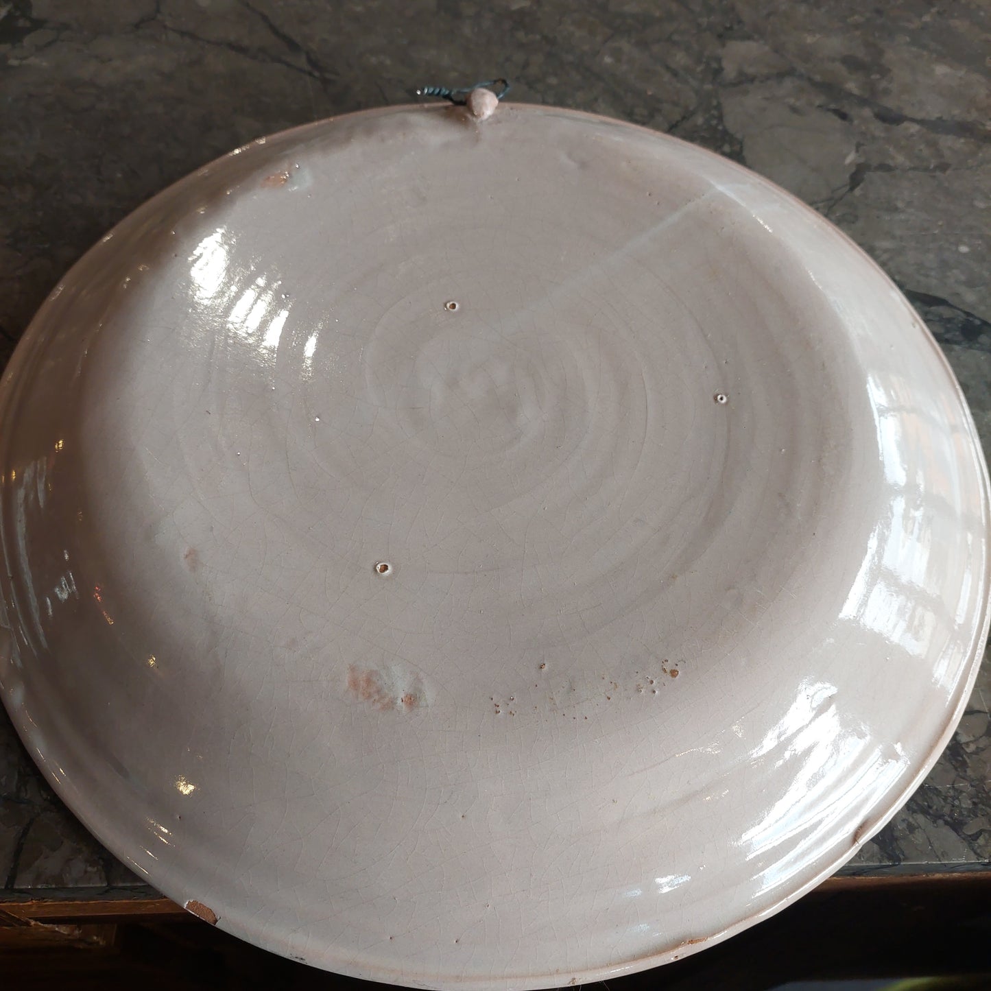 Piatto Da Parete Ceramica Siciliana Uva D37