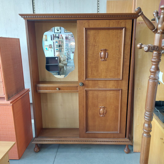 Entratina Noce* 1/anta Scorrevole Cm140x33x168h