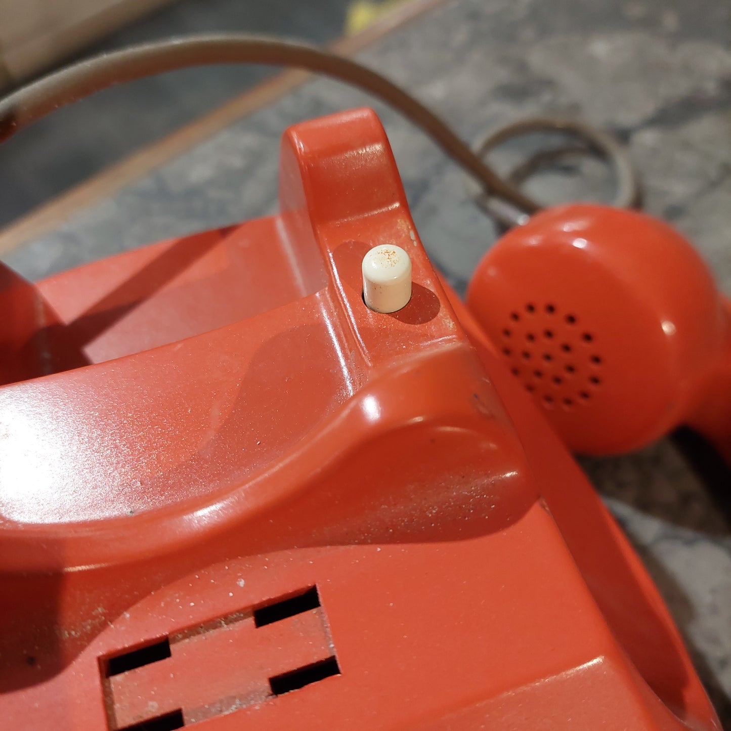 Telefono A Disco Sip Vintage Arancione *