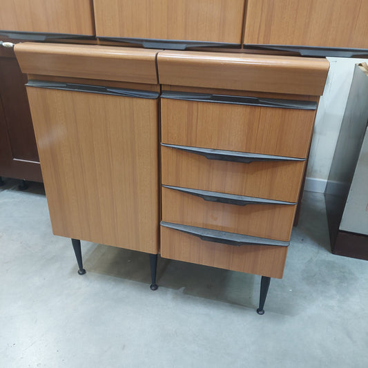Mobiletto Formica Anni 50 4/c 1/a Cm80x46x93h
