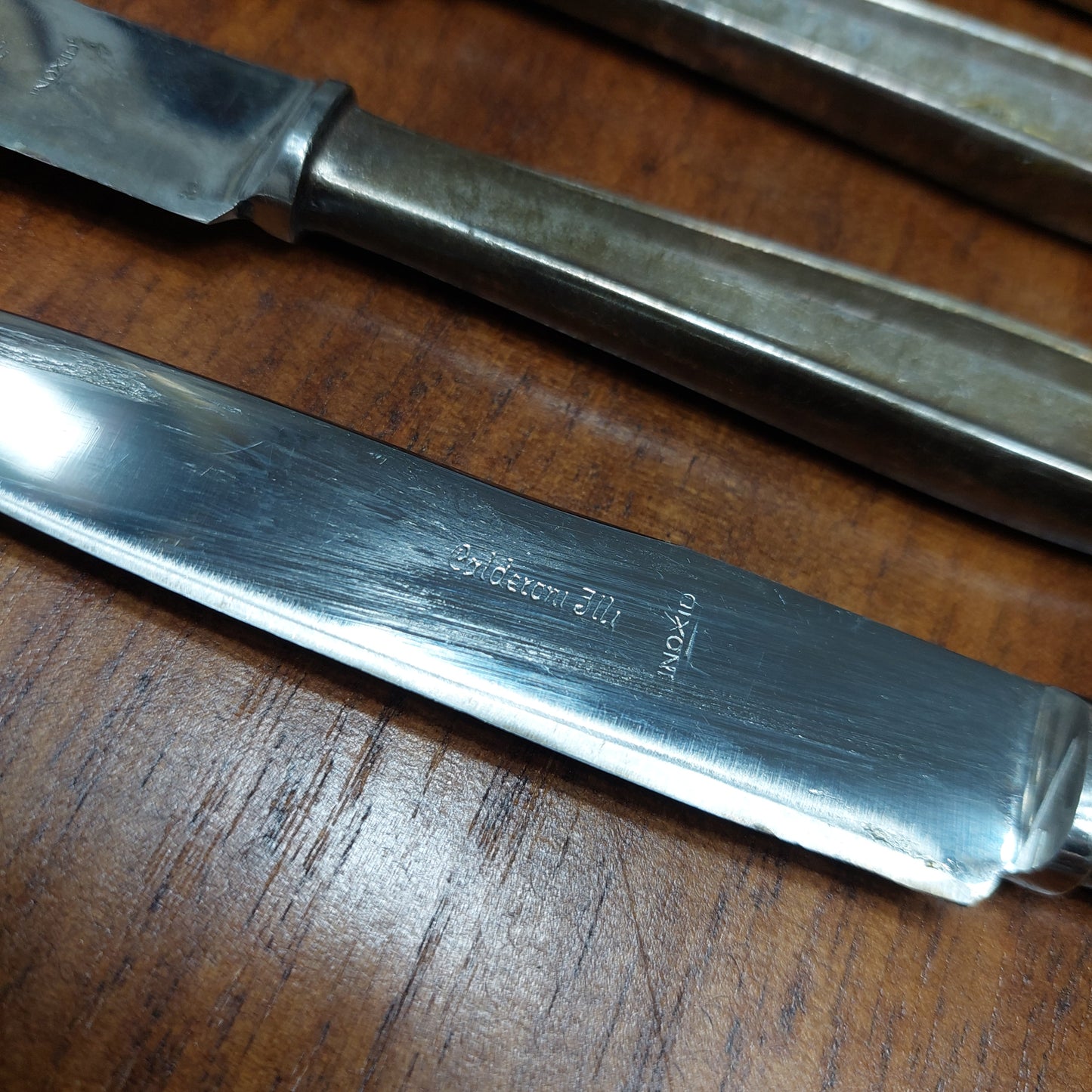 Set/6 Coltelli Fratelli Calderoni Silverplated