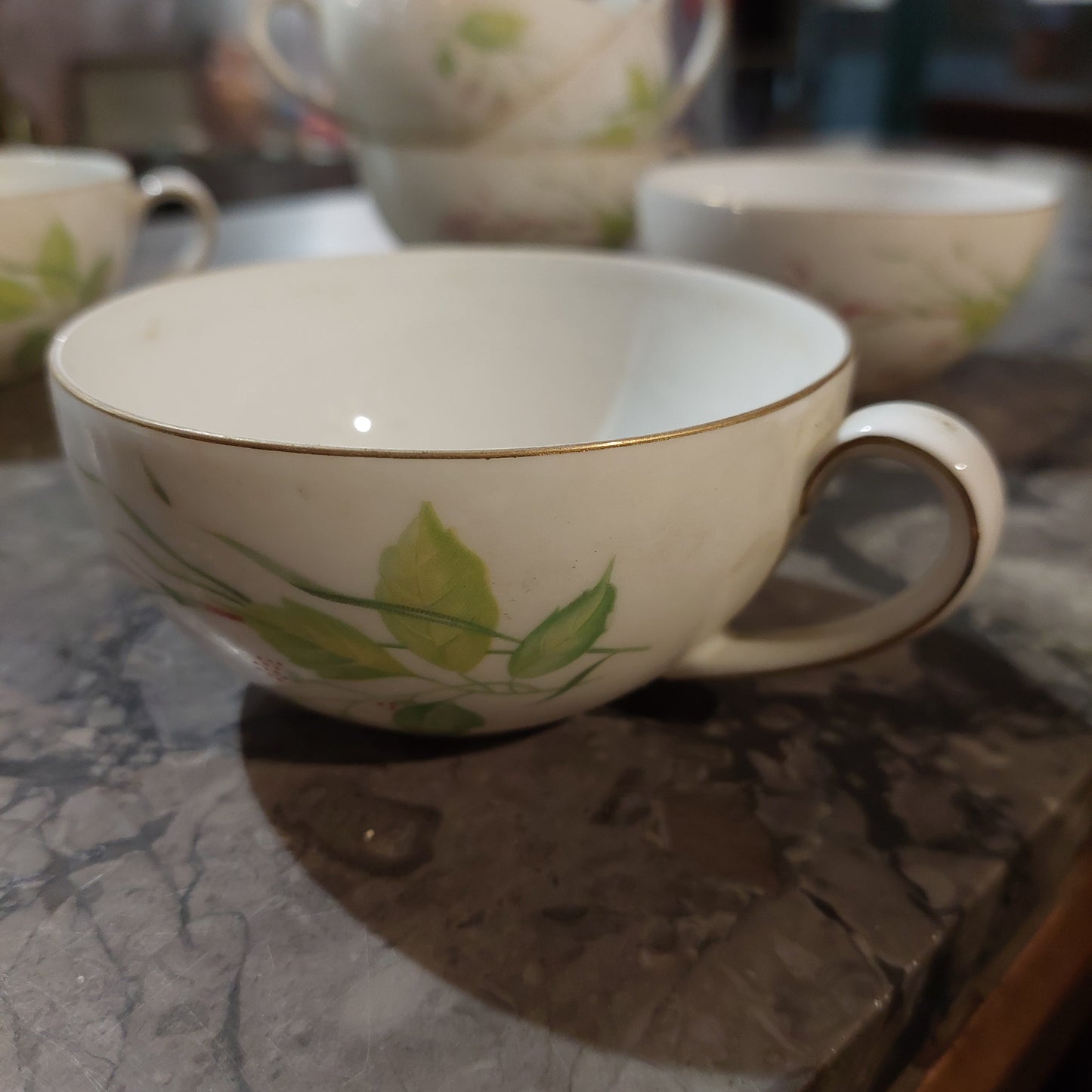 Set/6 Tazze Da The Porcellana Tedesca Schonwald Vintage