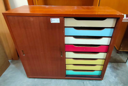 Mobile Mogano 2/a Scor. 8/c Anni 60 Cm95x37x82h