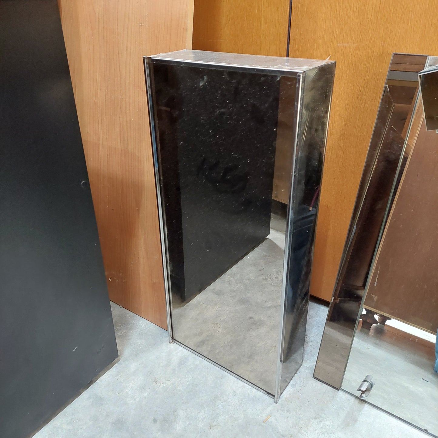 Specchio Bagno 2/l 2/a Anni 70 Cm120x68