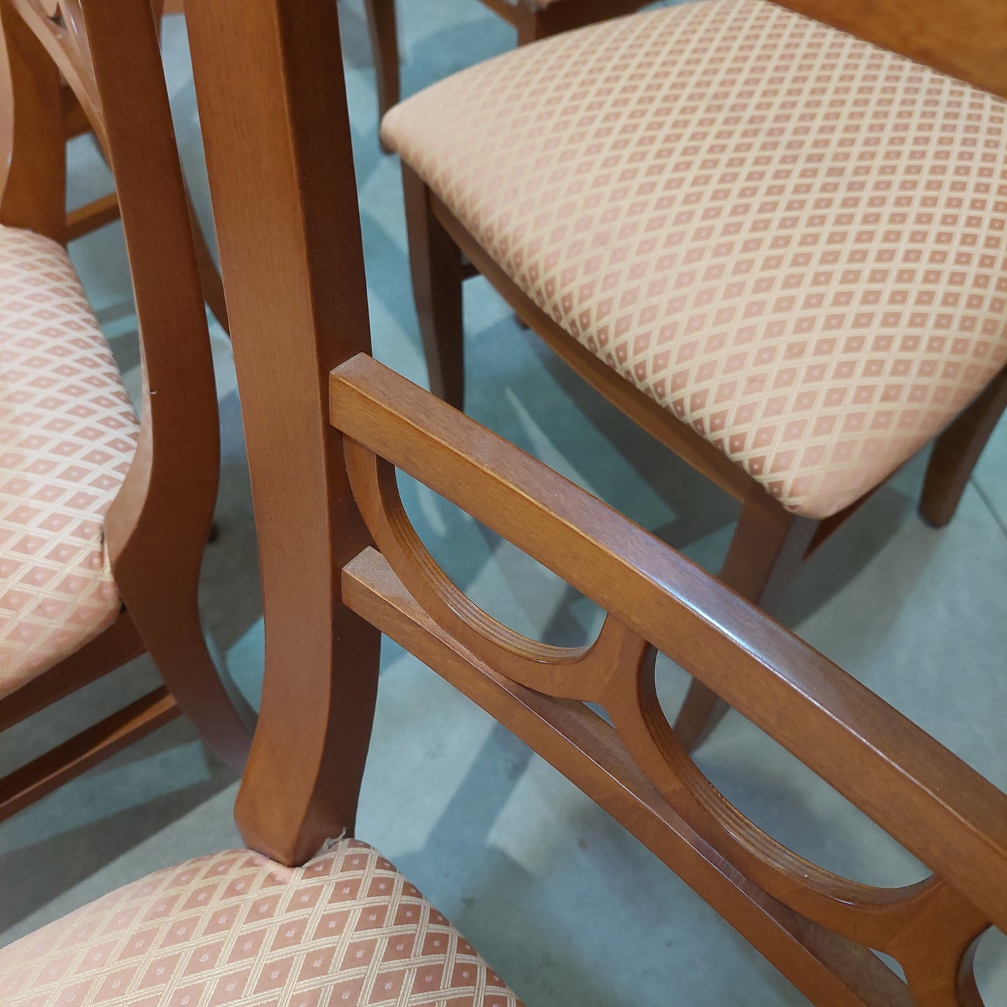 Set/6 Sedie Ciliegio Seduta Imb. Stile Classico