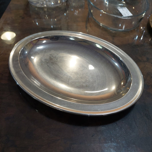 Vassoio Ovale Bfm Palladium Plate Cm34x25