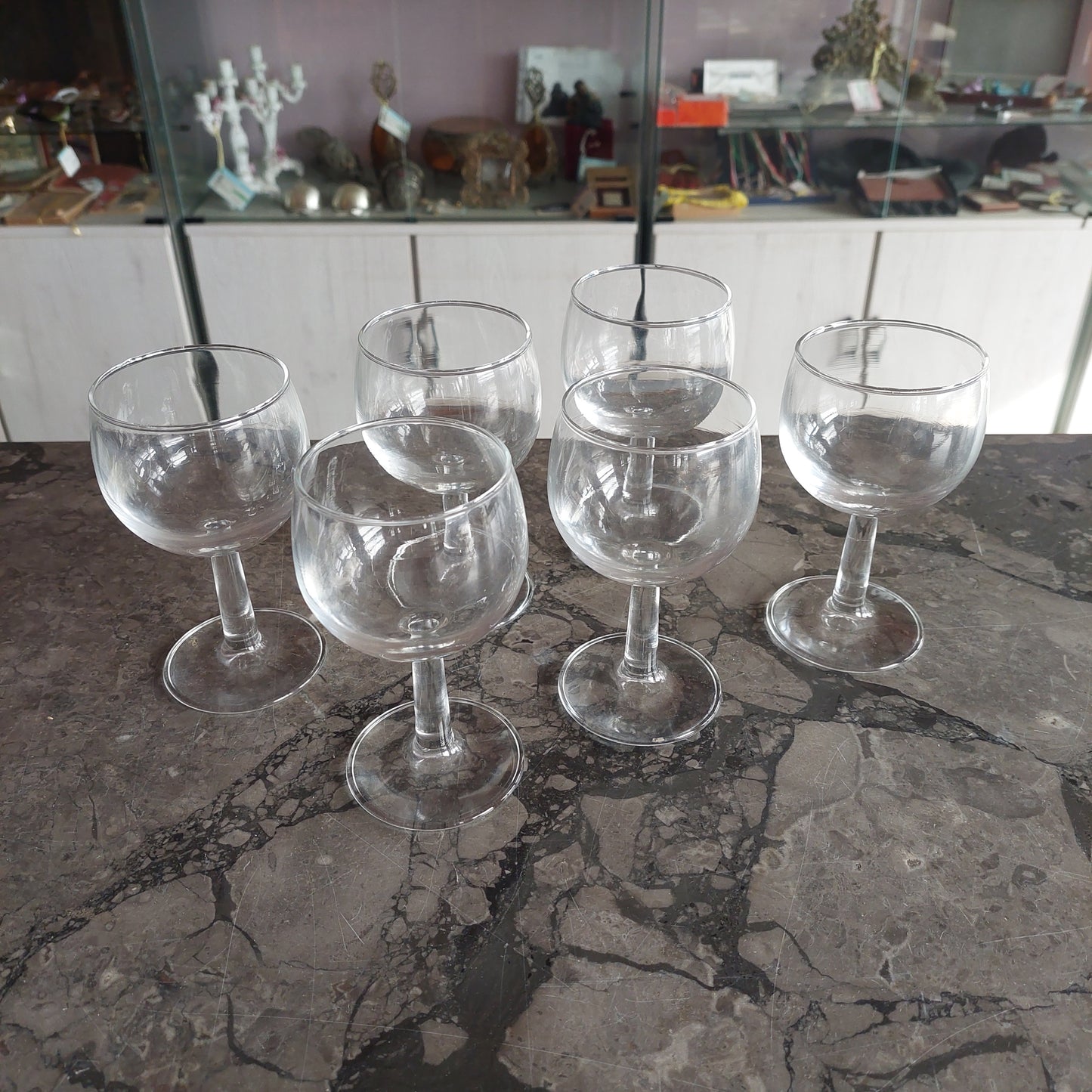 Set/6 Calici Vetro Liscio