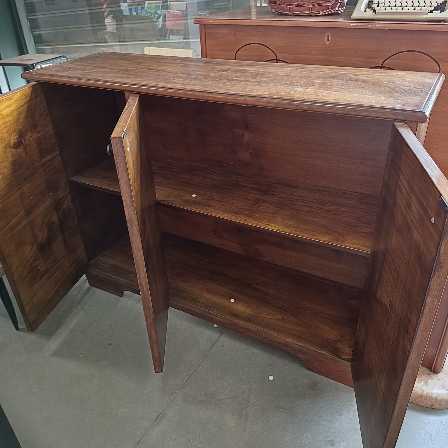 Mobile * Credenza Legno 3/ante Cm134x42x100h
