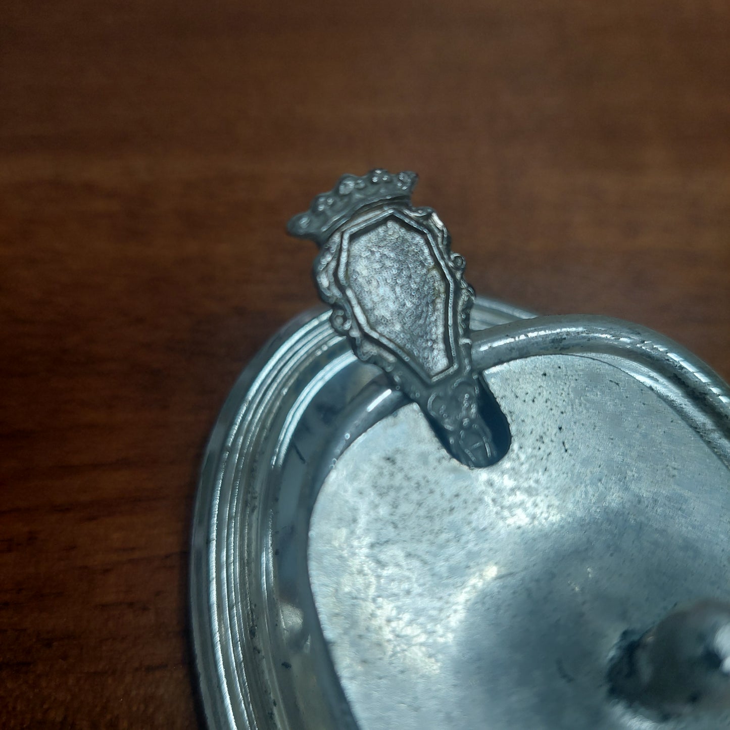 Salierina Con Piattino E Cucchiaino Silver Plated*