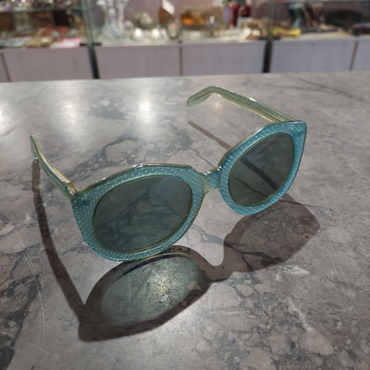 Occhiali Da Sole Turchese Vintage