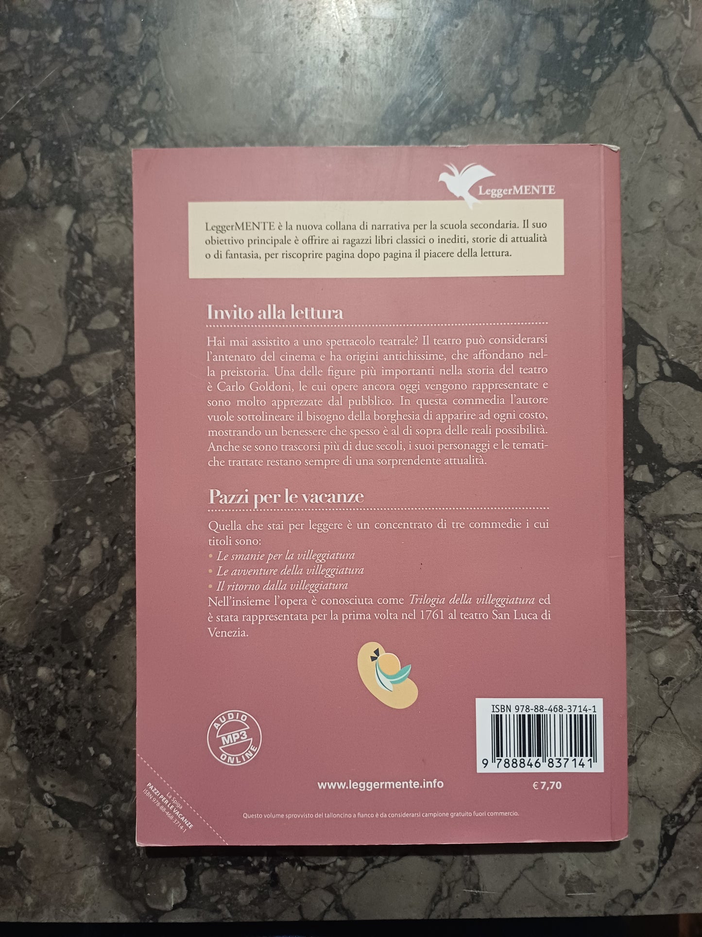 L/pazzi Per Le Vacanze - C. Goldoni