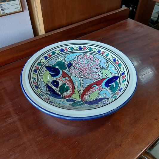 Centrotavola O Piatto Da Parete Ceramica Tunisina