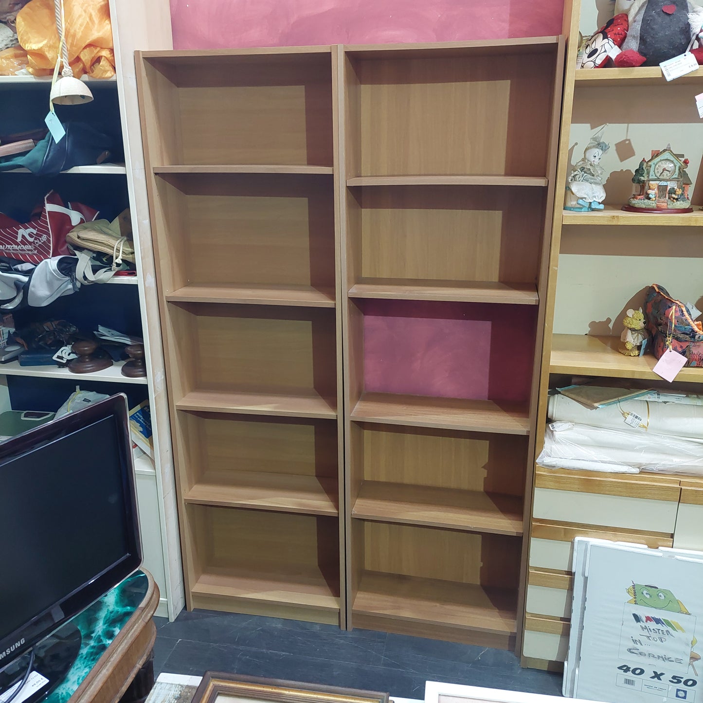 Scaffale* Libreria 5/r Cm57,5x23x185h