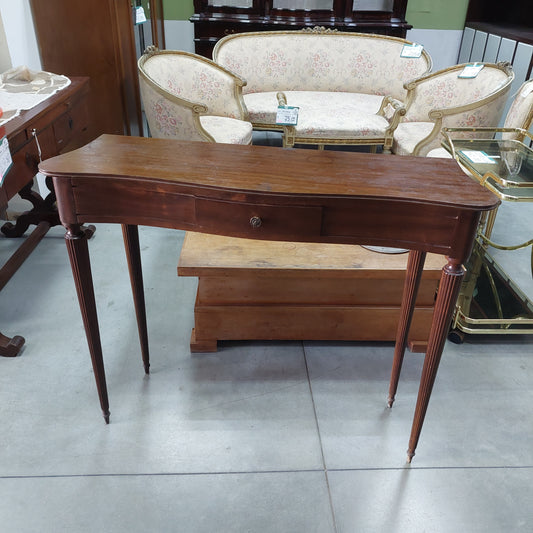Consolle Legno Anni 50 Cm105x32x87h
