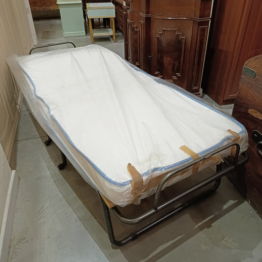 Brandina Pieghevole Doghe Legno Letto Singolo C/materasso